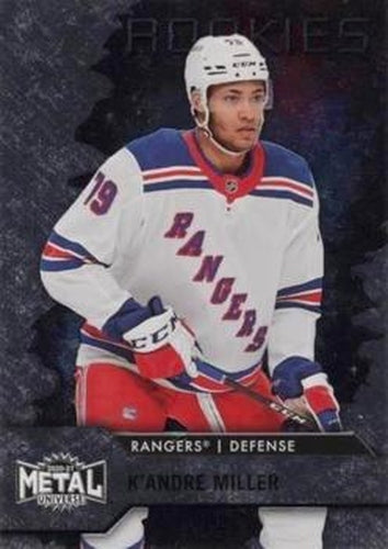 #148 K'Andre Miller - New York Rangers - 2020-21 Skybox Metal Universe Hockey