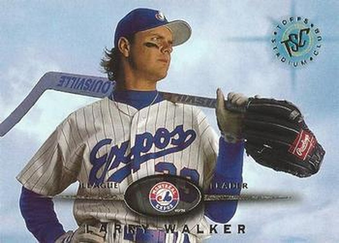 #148 Larry Walker - Montreal Expos - 1995 Stadium Club Baseball