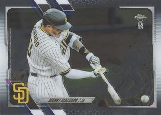 #148 Manny Machado - San Diego Padres - 2021 Topps Chrome Ben Baller Edition Baseball