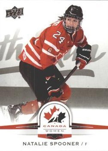 #148 Natalie Spooner - Canada - 2014-15 Upper Deck Team Canada Juniors Hockey