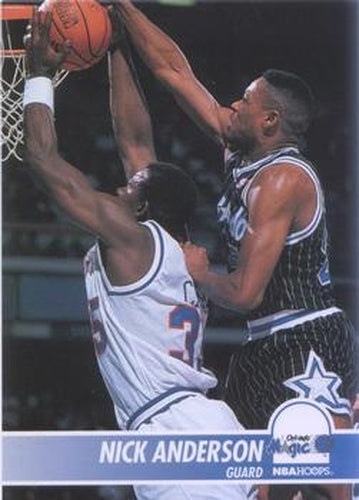 #148 Nick Anderson - Orlando Magic - 1994-95 Hoops Basketball