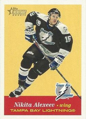 #148 Nikita Alexeev - Tampa Bay Lightning - 2001-02 Topps Heritage Hockey