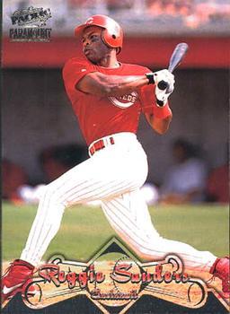 #148 Reggie Sanders - Cincinnati Reds - 1998 Pacific Paramount Baseball
