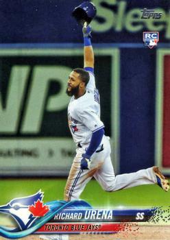 #148 Richard Urena - Toronto Blue Jays - 2018 Topps Baseball