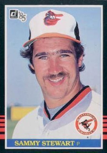#148 Sammy Stewart - Baltimore Orioles - 1985 Donruss Baseball