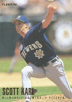 #148 Scott Karl - Milwaukee Brewers - 1996 Fleer Baseball