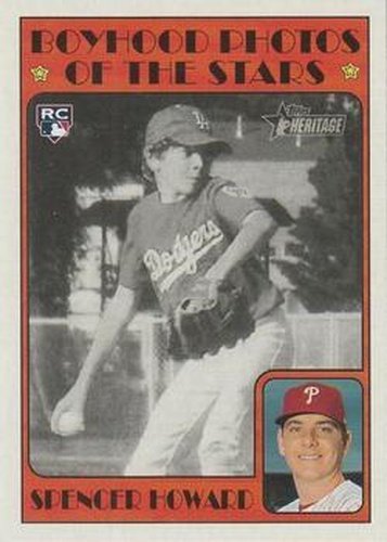 #148 Spencer Howard - Philadelphia Phillies - 2021 Topps Heritage Baseball