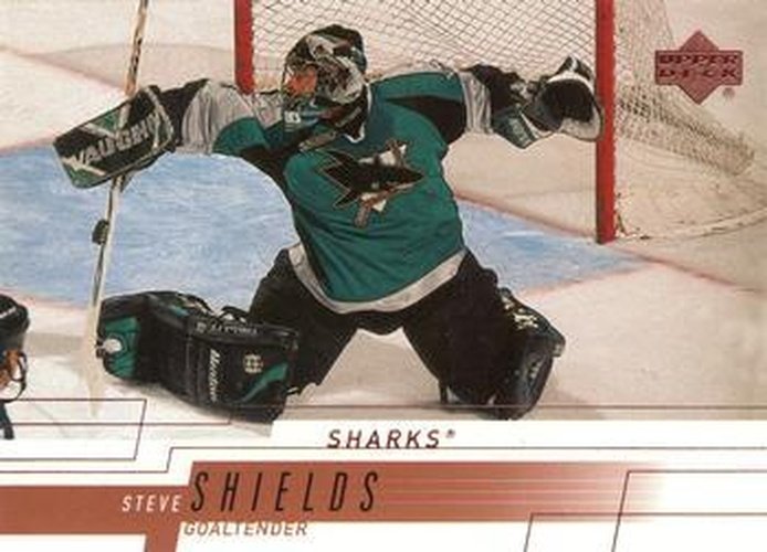 #148 Steve Shields - San Jose Sharks - 2000-01 Upper Deck Hockey