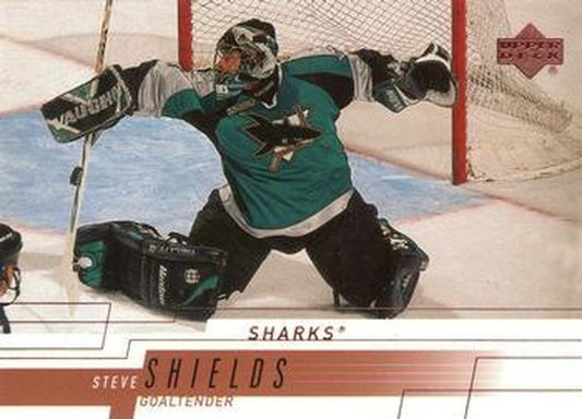 #148 Steve Shields - San Jose Sharks - 2000-01 Upper Deck Hockey