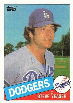 #148 Steve Yeager - Los Angeles Dodgers - 1985 Topps Baseball