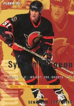 #148 Sylvain Turgeon - Ottawa Senators - 1994-95 Fleer Hockey