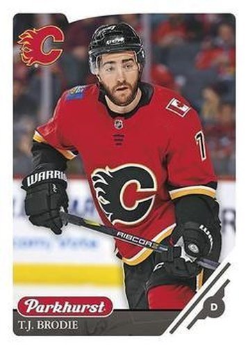 #148 T.J. Brodie - Calgary Flames - 2018-19 Parkhurst Hockey