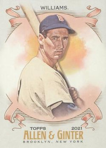 #148 Ted Williams - Boston Red Sox - 2021 Topps Allen & Ginter Baseball