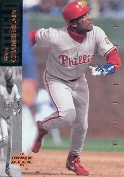 #148 Wes Chamberlain - Philadelphia Phillies - 1994 Upper Deck Baseball