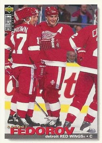 #148 Sergei Fedorov - Detroit Red Wings - 1995-96 Collector's Choice Hockey