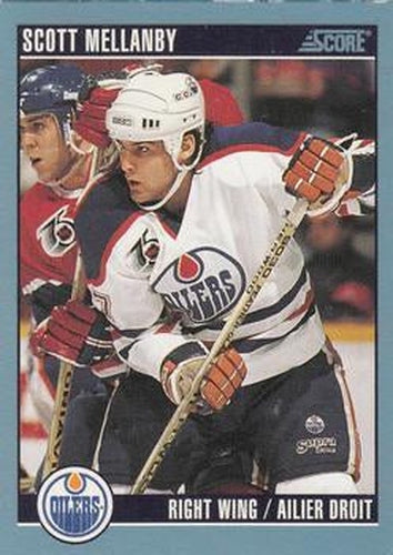 #148 Scott Mellanby - Edmonton Oilers - 1992-93 Score Canadian Hockey