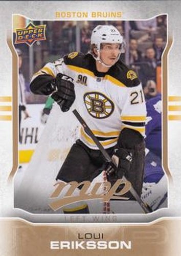 #148 Loui Eriksson - Boston Bruins - 2014-15 Upper Deck MVP Hockey