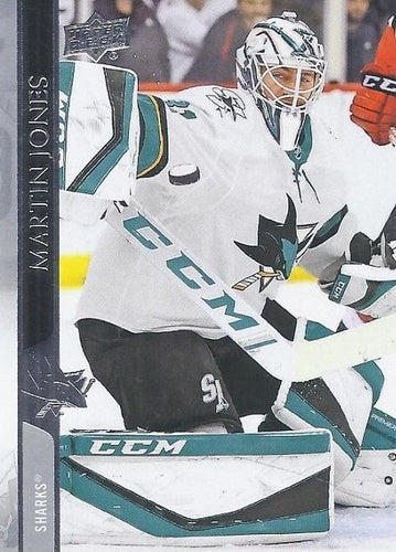 #148 Martin Jones - San Jose Sharks - 2020-21 Upper Deck Hockey