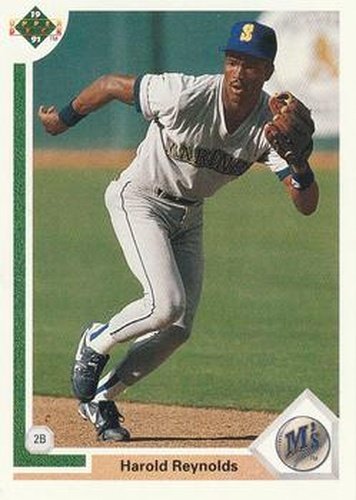 #148 Harold Reynolds - Seattle Mariners - 1991 Upper Deck Baseball