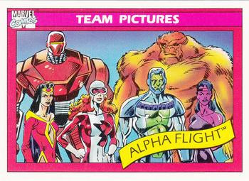 #148 Alpha Flight - 1990 Impel Marvel Universe