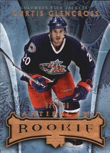 #148 Curtis Glencross - Columbus Blue Jackets - 2007-08 Upper Deck Artifacts Hockey