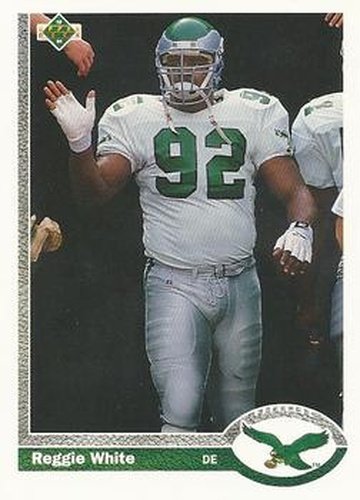 #148 Reggie White - Philadelphia Eagles - 1991 Upper Deck Football