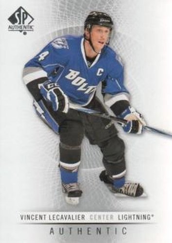 #148 Vincent Lecavalier - Tampa Bay Lightning - 2012-13 SP Authentic Hockey