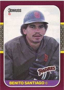 #148 Benito Santiago - San Diego Padres - 1987 Donruss Opening Day Baseball