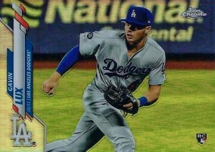 #148b Gavin Lux - Los Angeles Dodgers - 2020 Topps Chrome Baseball