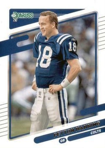 #148b Peyton Manning - Indianapolis Colts - 2021 Donruss Football