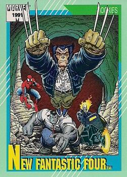 #149 New Fantastic Four - 1991 Impel Marvel Universe Series II