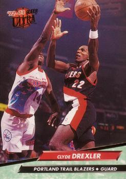 #149 Clyde Drexler - Portland Trail Blazers - 1992-93 Ultra Basketball