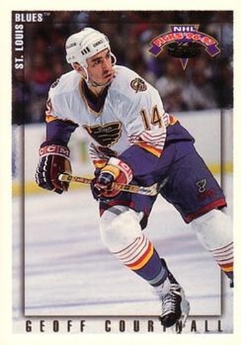 #149 Geoff Courtnall - St. Louis Blues - 1996-97 Topps NHL Picks Hockey