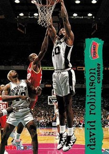 #149 David Robinson - San Antonio Spurs - 1995-96 Hoops Basketball