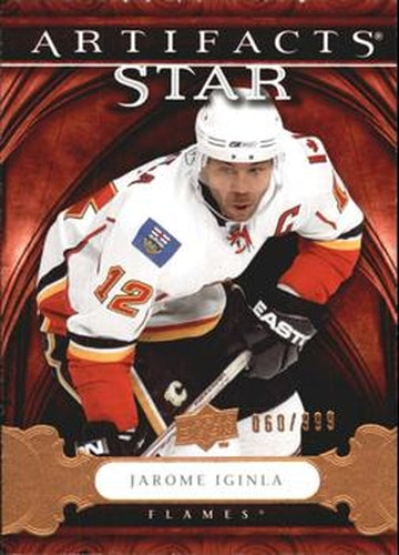 #149 Jarome Iginla - Calgary Flames - 2009-10 Upper Deck Artifacts Hockey