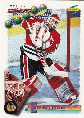 #149 Ed Belfour - Chicago Blackhawks - 1994-95 Score Hockey