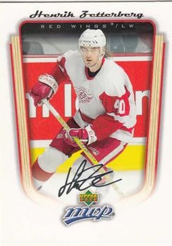 #149 Henrik Zetterberg - Detroit Red Wings - 2005-06 Upper Deck MVP Hockey