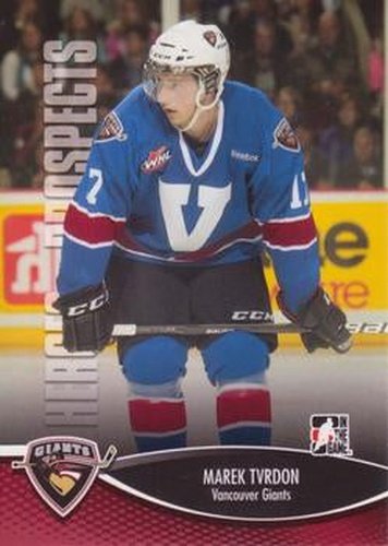#149 Marek Tvrdon - Vancouver Giants - 2012-13 In The Game Heroes and Prospects Hockey