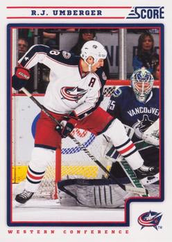#149 R.J. Umberger - Columbus Blue Jackets - 2012-13 Score Hockey
