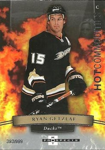 #149 Ryan Getzlaf - Anaheim Ducks - 2007-08 Fleer Hot Prospects Hockey