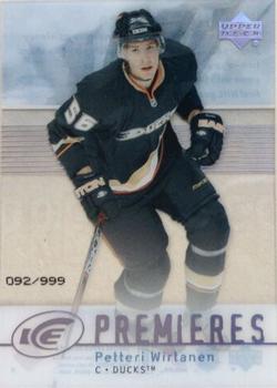 #149 Petteri Wirtanen - Anaheim Ducks - 2007-08 Upper Deck Ice Hockey