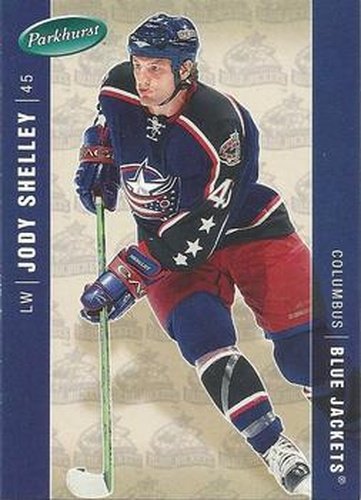 #149 Jody Shelley - Columbus Blue Jackets - 2005-06 Parkhurst Hockey