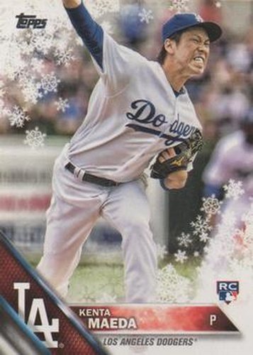 #HMW149 Kenta Maeda - Los Angeles Dodgers - 2016 Topps Holiday Baseball