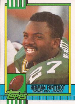 #149 Herman Fontenot - Green Bay Packers - 1990 Topps Football