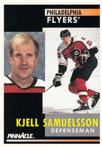 #149 Kjell Samuelsson - Philadelphia Flyers - 1991-92 Pinnacle Hockey