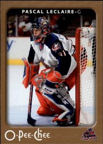 #149 Pascal Leclaire - Columbus Blue Jackets - 2006-07 O-Pee-Chee Hockey