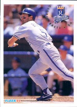 #149 George Brett - Kansas City Royals - 1994 Fleer Baseball