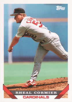 #149 Rheal Cormier - St. Louis Cardinals - 1993 Topps Baseball