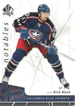 #149 Rick Nash - Columbus Blue Jackets - 2006-07 SP Authentic Hockey