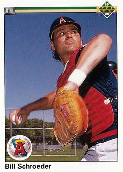 #149 Bill Schroeder - California Angels - 1990 Upper Deck Baseball